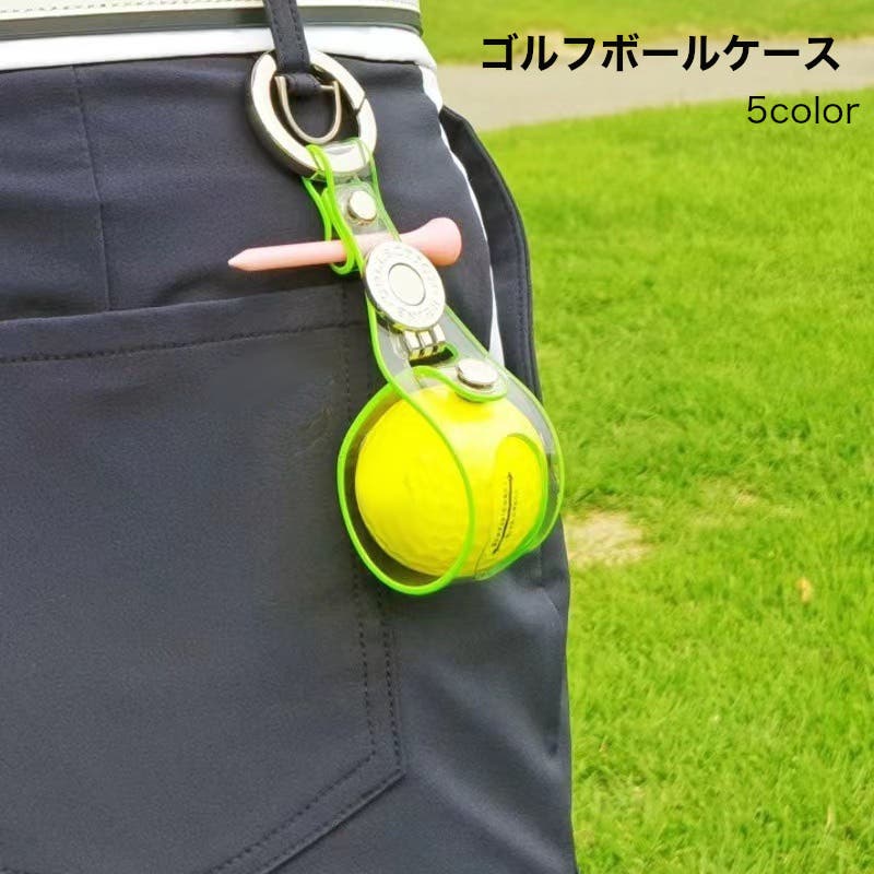 ゴルフ　ティーホルダー  ビジュー付きリボン　レディース スカート ボールケース czysbg00941.jpg