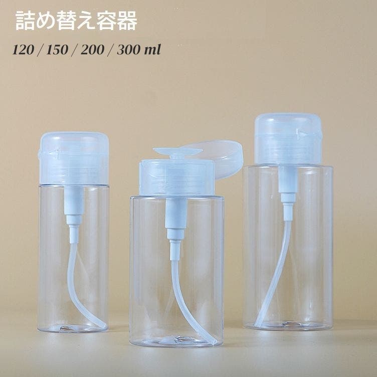 詰め替え容器 プッシュボトル ポンプディスペンサー[品番：FQ000185382