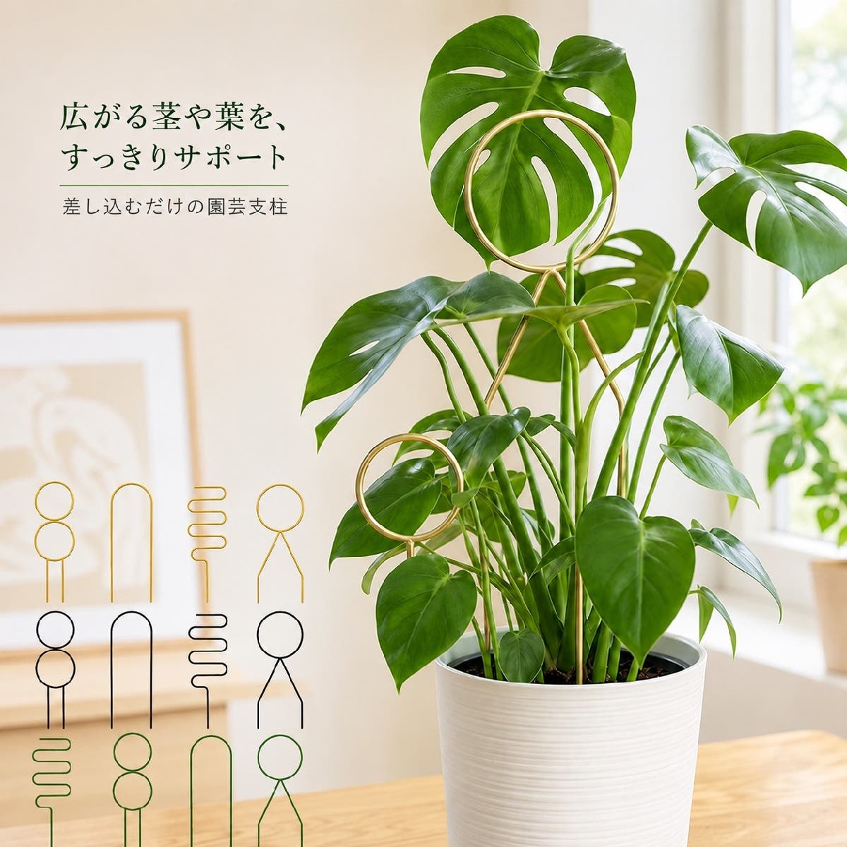 園芸支柱 植物支柱 ガーデニング[品番：FQ000215762]｜PlusNao