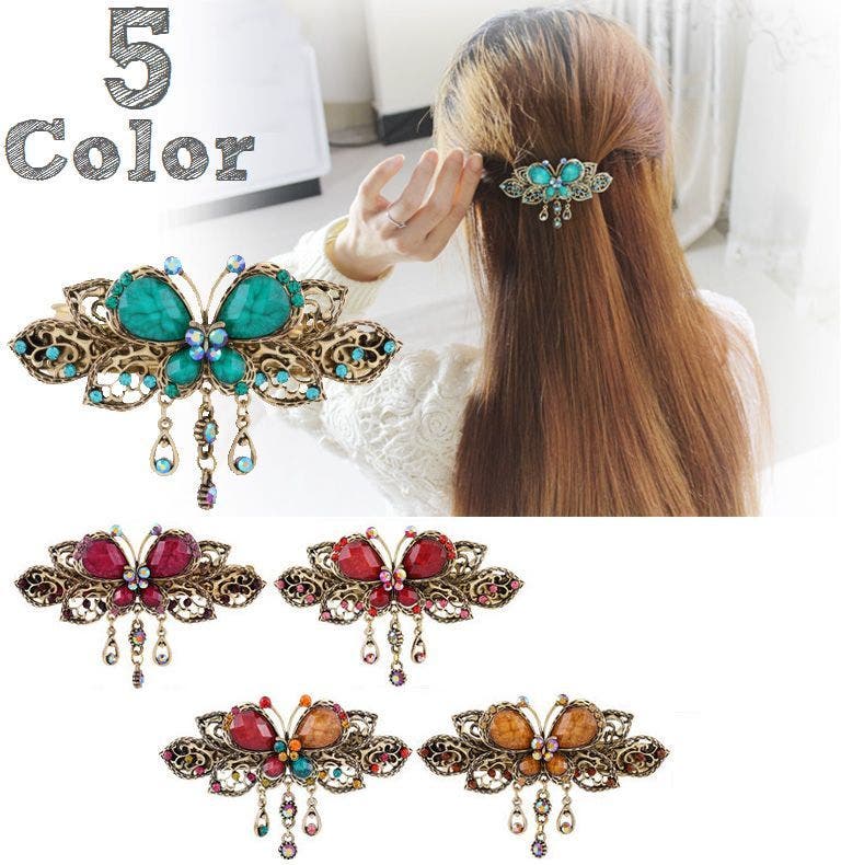 ヘアバレッタ ヘアクリップ ヘアアクセサリー[品番：FQ000104262