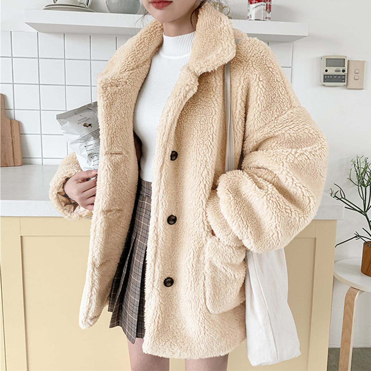 Pamie ボアジャケット 【美品】 楽天市場】2025秋冬追加♪14 ジムフレックス ボア くるみボタン