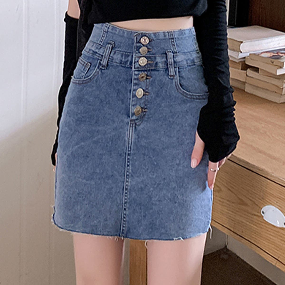 ISABELMARANT デニムスカート 美ウエスト 美脚 23241001052_12.jpg