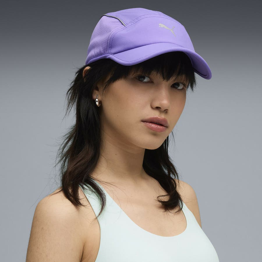 ユニセックス ランナー ショート バイザー 5 パネル キャップ