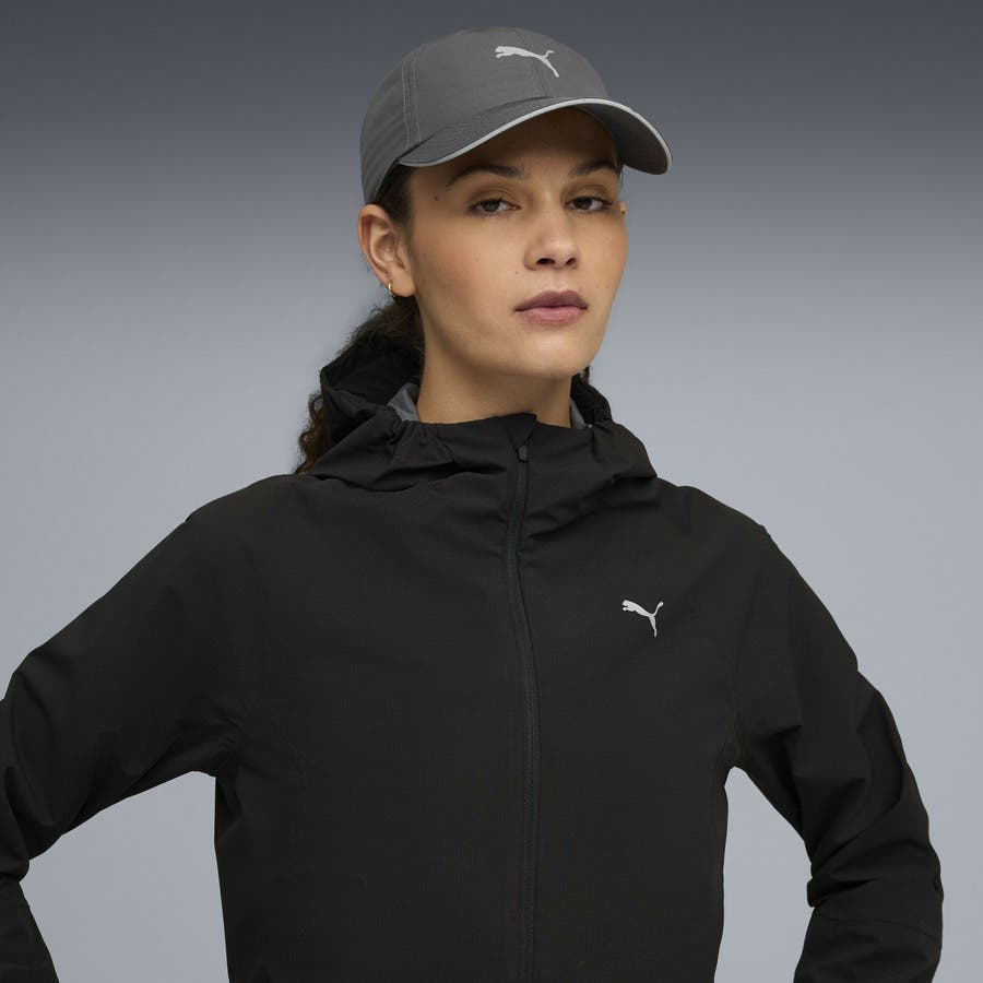 PUMA ブラック レインウェア ジャケット　キャップセット PUMA ブラック レインウェア ジャケット キャップセット