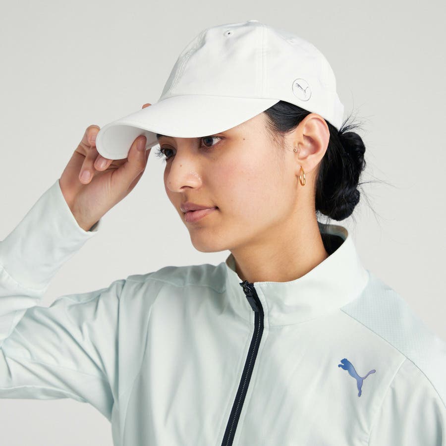 PUMA ゴルフピンク レインウェア Lサイズ 帽子付き