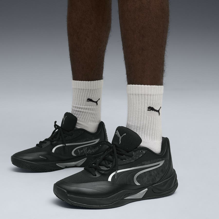PUMA バスケットボールシューズ ホワイト/ブラック メンズ オールプロ ニトロ 2 スカイブレーク バスケットボール