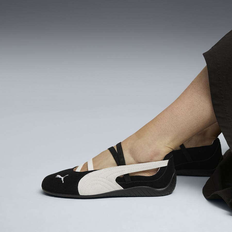 プーマ ウィメンズ スピードキャット バレエ SD ホワイト ブラック 23.5 1.jpg