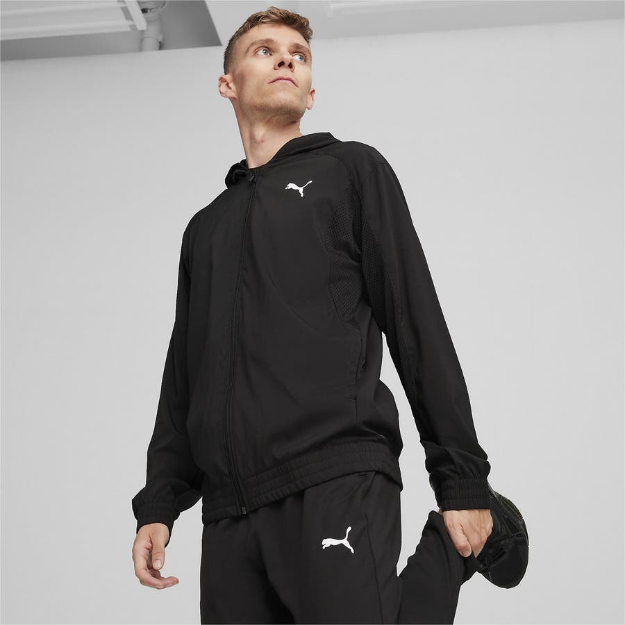 メンズ トレーニング プーマ フィット フルジップ ウーブン ジャケット[品番：PUMW0001830]｜PUMA（プーマ）｜メンズ｜Shoplist