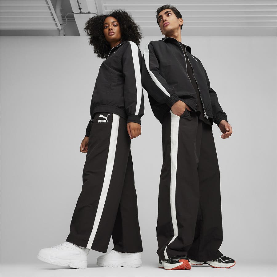 PUMA T7 オーバーサーイズ　ジャケット　パンツ　上下セットアップ PUMA プーマ T7 オーバーサーイズ ウーブン トラックジャケット