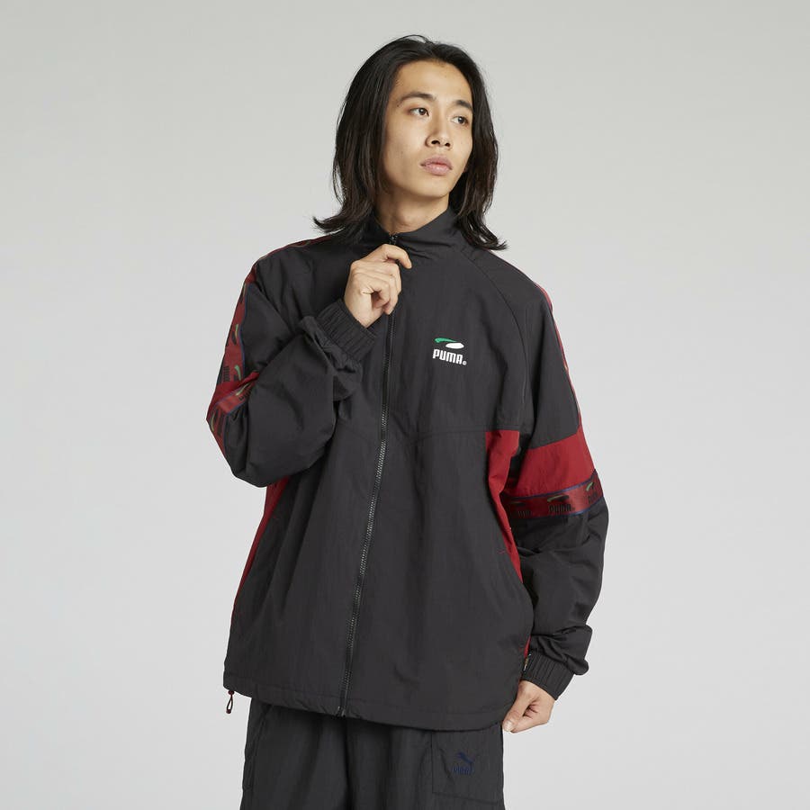 メンズ スケートボード PUMAS ウーブンジャケット[品番：PUMW0003691