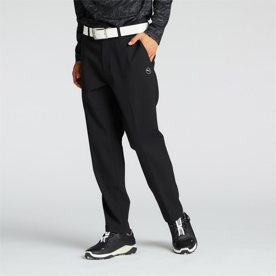 M】秋冬 プーマ ゴルフ 保温 裏フリース ボンディング テーパード