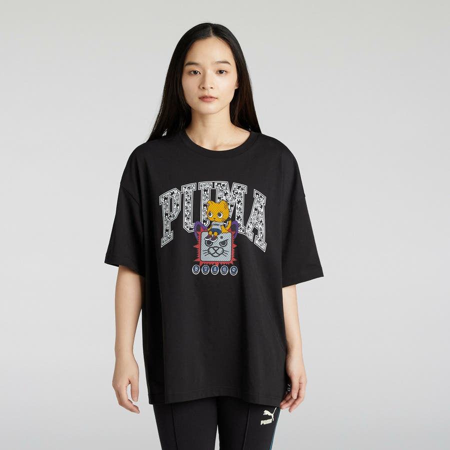 Puma×sankuanz ゲームシャツ　newjeansダニエル着用ブランド ユニセックス NEKO san[品番：PUMW0007822]｜PUMA（プーマ）の