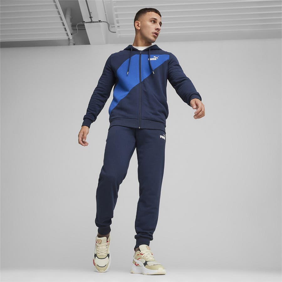 メンズ プーマ パワー フーデッド トラックスーツ 上下セット メンズ プーマ パワー フーデッド トラックスーツ 上下セット[品番