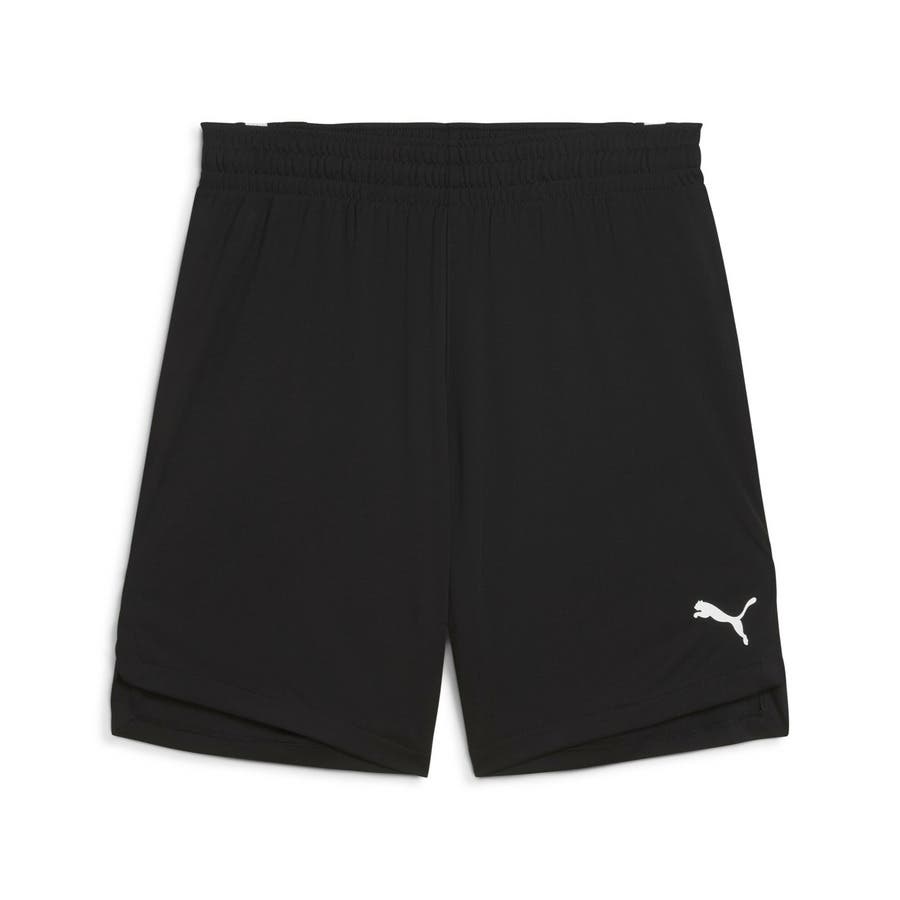 PUMA 赤 シャツ & 黒 ショーツ XLセット PUMA プーマ 160 黒×赤ジャージ 上下セット155〜165