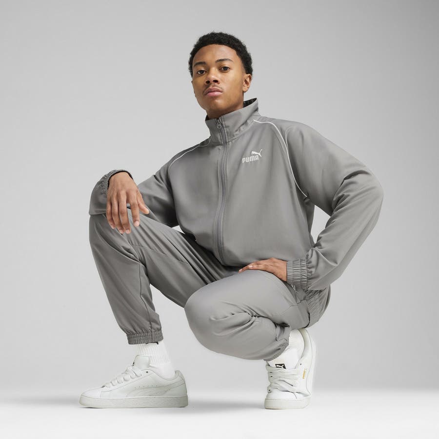 飯塚高校選手権専用ウェア 激レア XL PUMA 上下セット PUMA公式】メンズ ウーブン パイピング トラックスーツ 上下セット