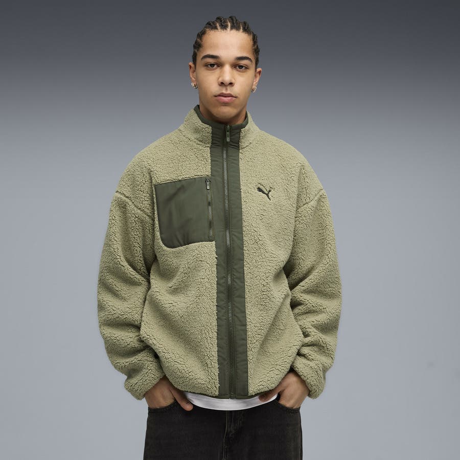 メンズ リバーシブル シェルパ ジャケット[品番：PUMW0009661]｜PUMA