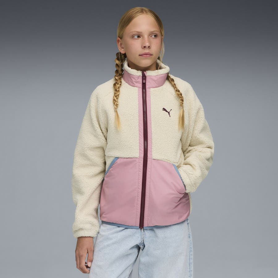 キッズ ハイブリッド シェルパ ジャケット 120-160cm[品番