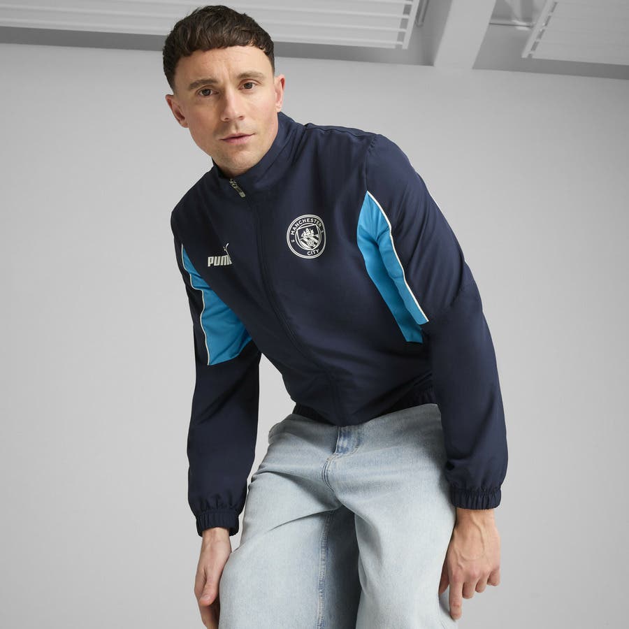PUMA マンチェスターシティ FC FTBLARCHIVE ジャケット L メンズ マンチェスターシティ FC FTBLARCHIVE ジャケット[品番
