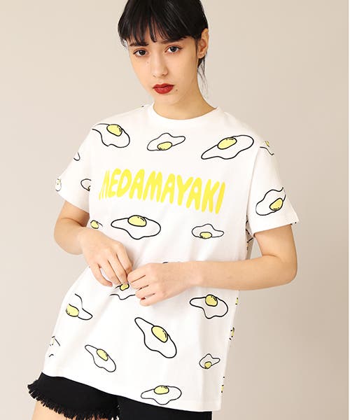 目玉焼き総柄Tシャツ[商品：PN18SS-001-3R] - PUNYUS Online