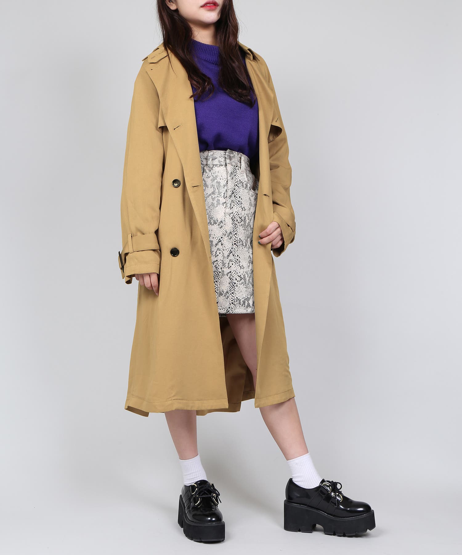 トレンチコート[品番：PNYW0003403]｜PUNYUS （プニュズ）のレディース