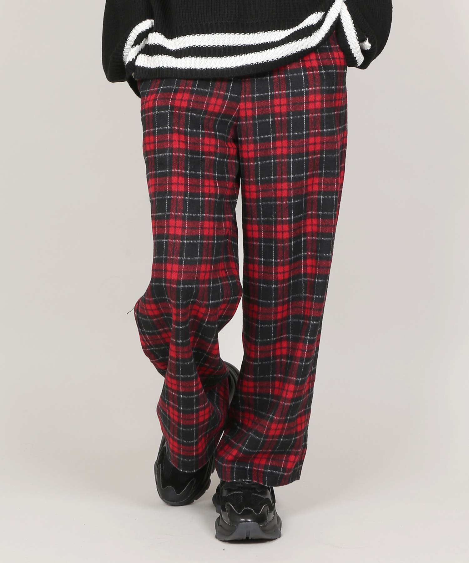 起毛チェックパンツ[品番：PNYW0003439]｜PUNYUS （プニュズ）の