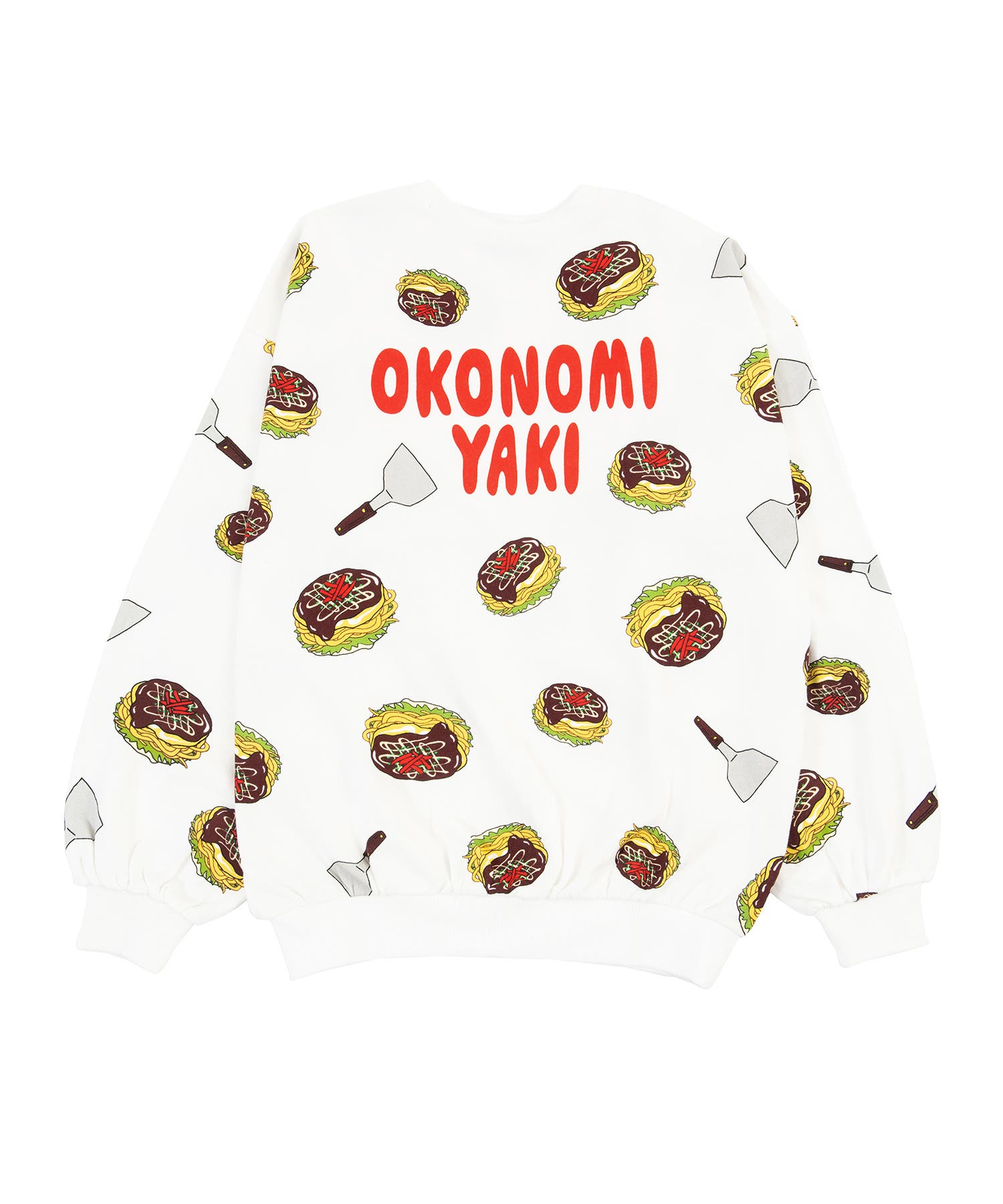 新品 プニュズ 広島限定 お好み焼き 総柄 半袖 おこのみやき