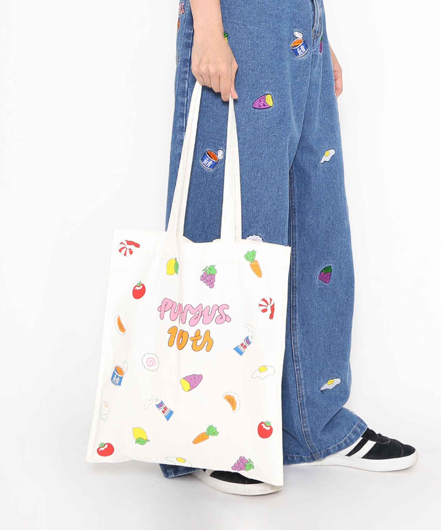 10th anniversary総柄トートバッグ[品番：PNYW0004630]｜PUNYUS