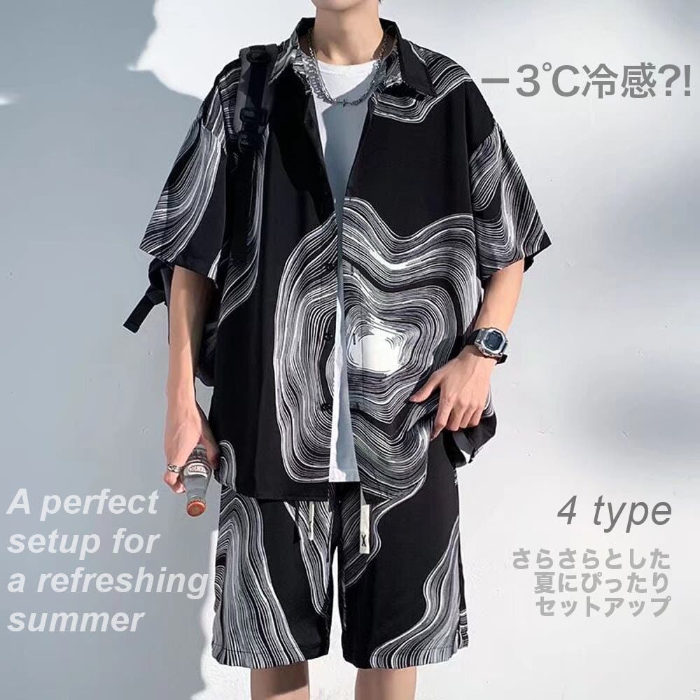 サラサラ 半袖 セットアップ[品番：RSCM0008465]｜RAiseNsE