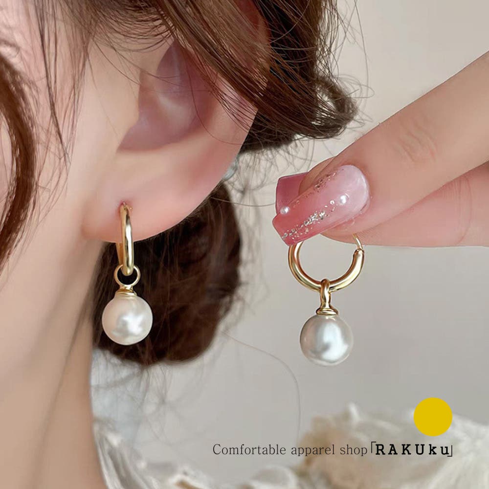 イギリス『Tatty Devine』ラバーズアイ フェイクパール ピアス