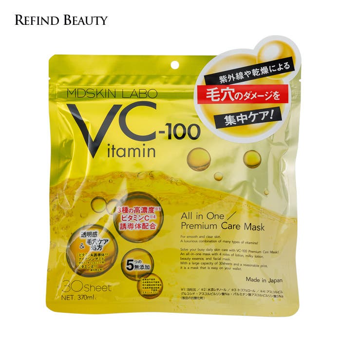 MDSKIN LABO【VCー100 プレミアムケアマスク 30P[品番：ADVE0000009