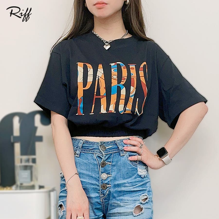 Kith ロゴプリント モノグラム ショート丈Tシャツ タイト