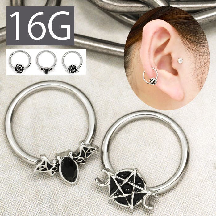 d.i.a. ピアス　リング　ショーパン　新品タグ付き ボディピアス ワンタッチで装着 ネオセグメントリング 10G