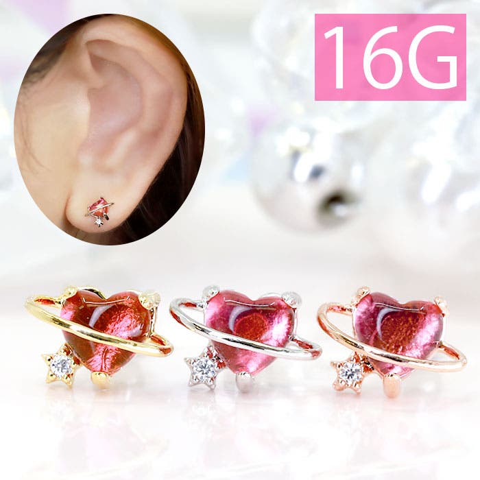 軟骨ピアス かわいい 16G[品番：RINA0001088]｜ボディピアス専門