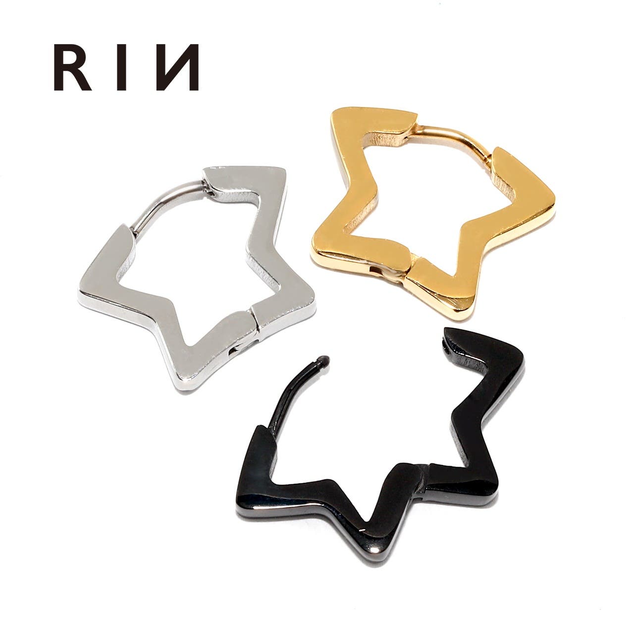 ステンレスピアス スター  星[品番：RINA0001465]｜ボディピアス専門店凛RIN（ボディピアスセンモンテンリンリン）のレディースファッション通販｜SHOPLIST（ショップリスト）