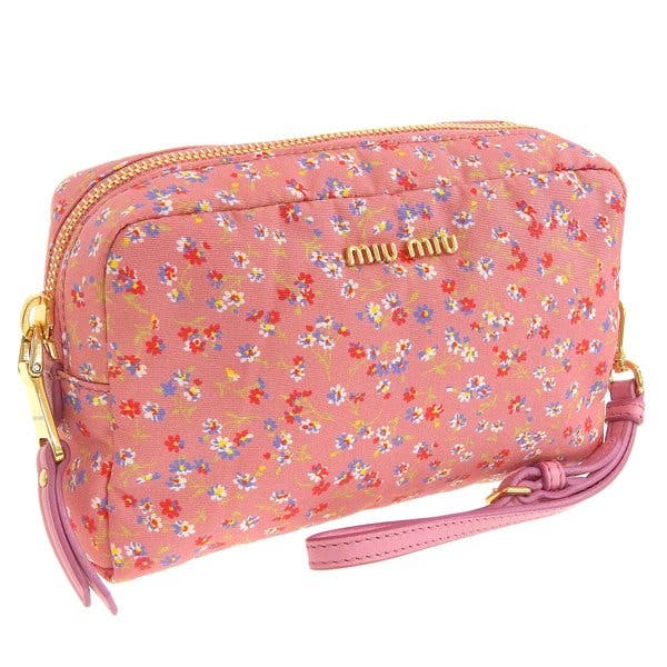 Miu Miu ミュウミュウ ポーチ コスメポーチ[品番：SESB0014910