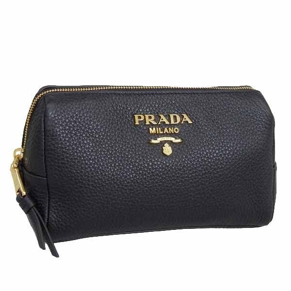 PRADA プラダ VITELLO DAINO レザー ポーチ[品番：SESB0021062