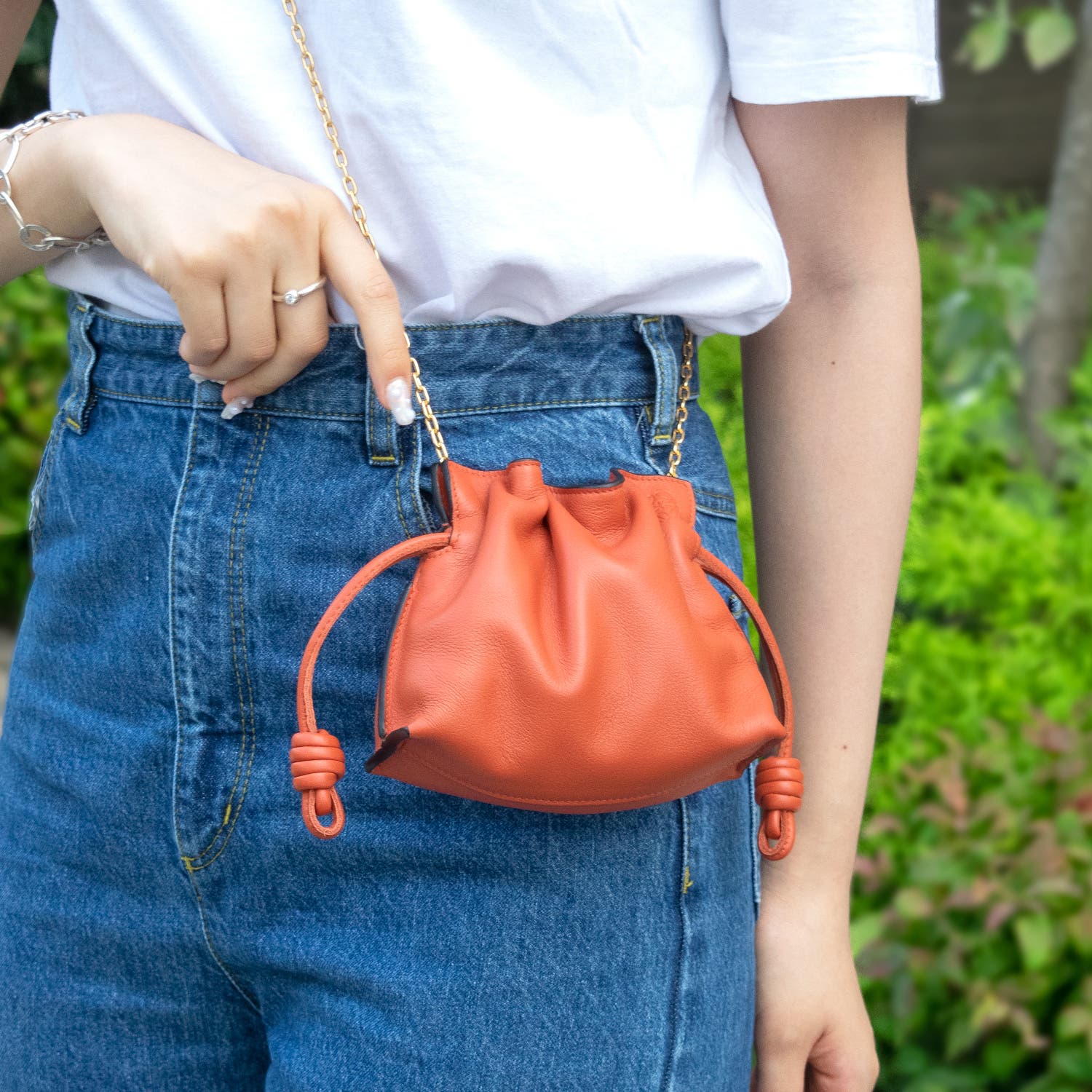 ロエベ LOEWE フラメンコ ナノ ミニショルダーバック