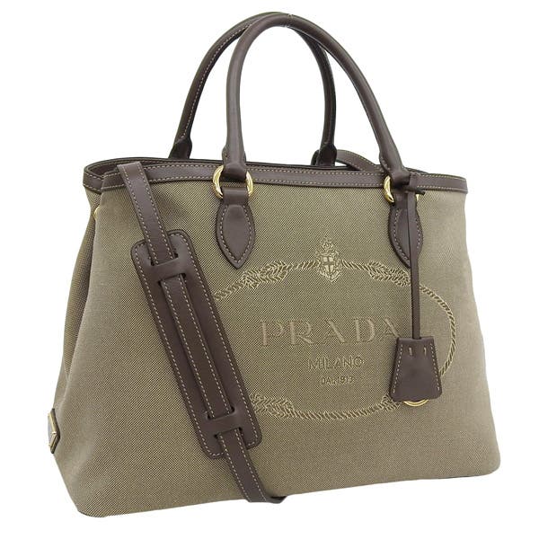PRADA プラダ LOGO JACQUARD バッグ 2WAY[品番：SESB0018566