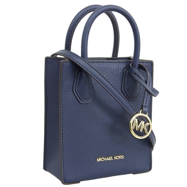 未使用級 マイケルコース 2way ビジネスバッグ キャリー対応 レザー ブルー MICHAEL KORS マイケルコース[品番：SESB0024005]｜Riverall