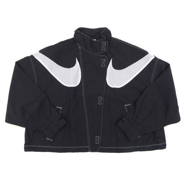 NIKE スエード ショート丈 ジャケット NIKE AS M NK CLUB SSNL WINTER JKT BLACK/WHITE （ナイキ