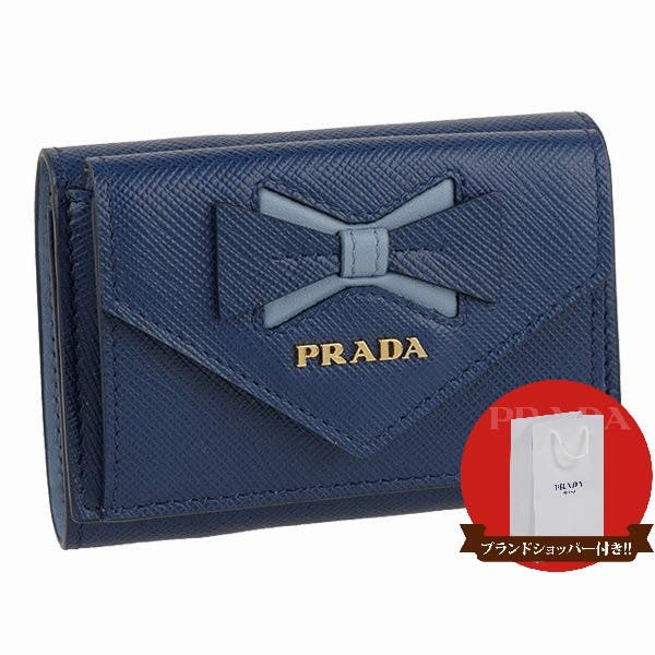 PRADA プラダ 三つ折り財布 リボン 財布[品番：SESB0011304]｜Riverall