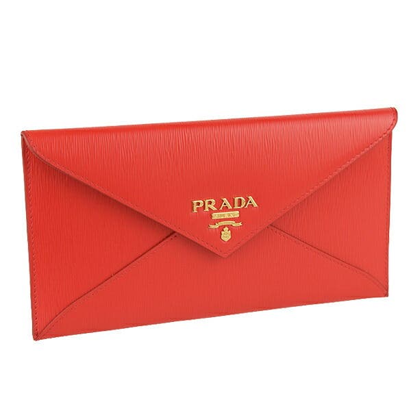PRADA プラダ エンベロープ 二つ折り長財布[品番：SESB0009651