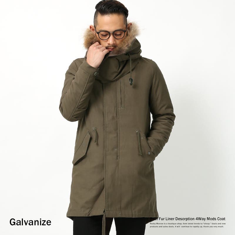 モッズコート メンズ ロング[品番：OE000004520]｜Rocky Monroe