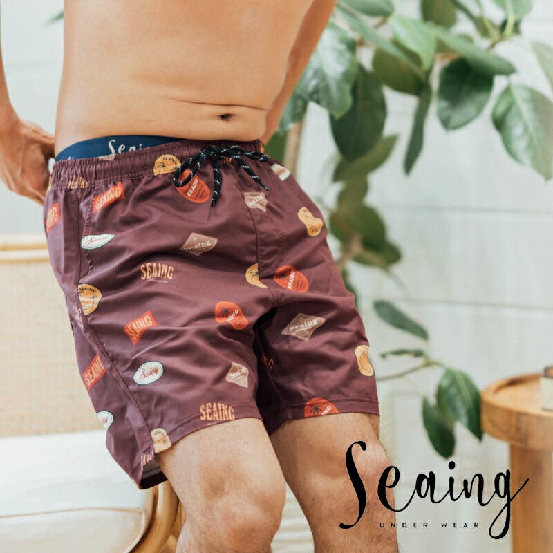 SWIM】恐竜総柄スイムパンツ（水着）｜kladskap（クレード