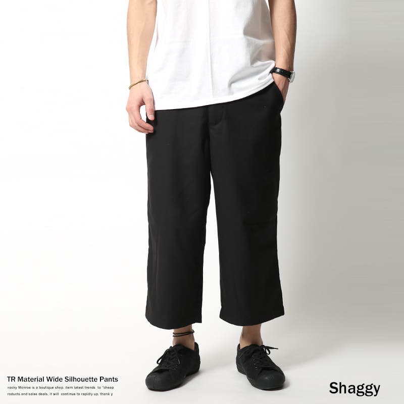ワイドクロップドパンツ wjk［ダブルジェイケイ］ 鬼裏毛 クロップドパンツ jersey