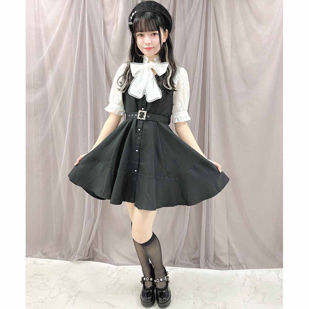 PA437新品GIORNEAジョルネア13+（LL）サイズワンピースベルト付