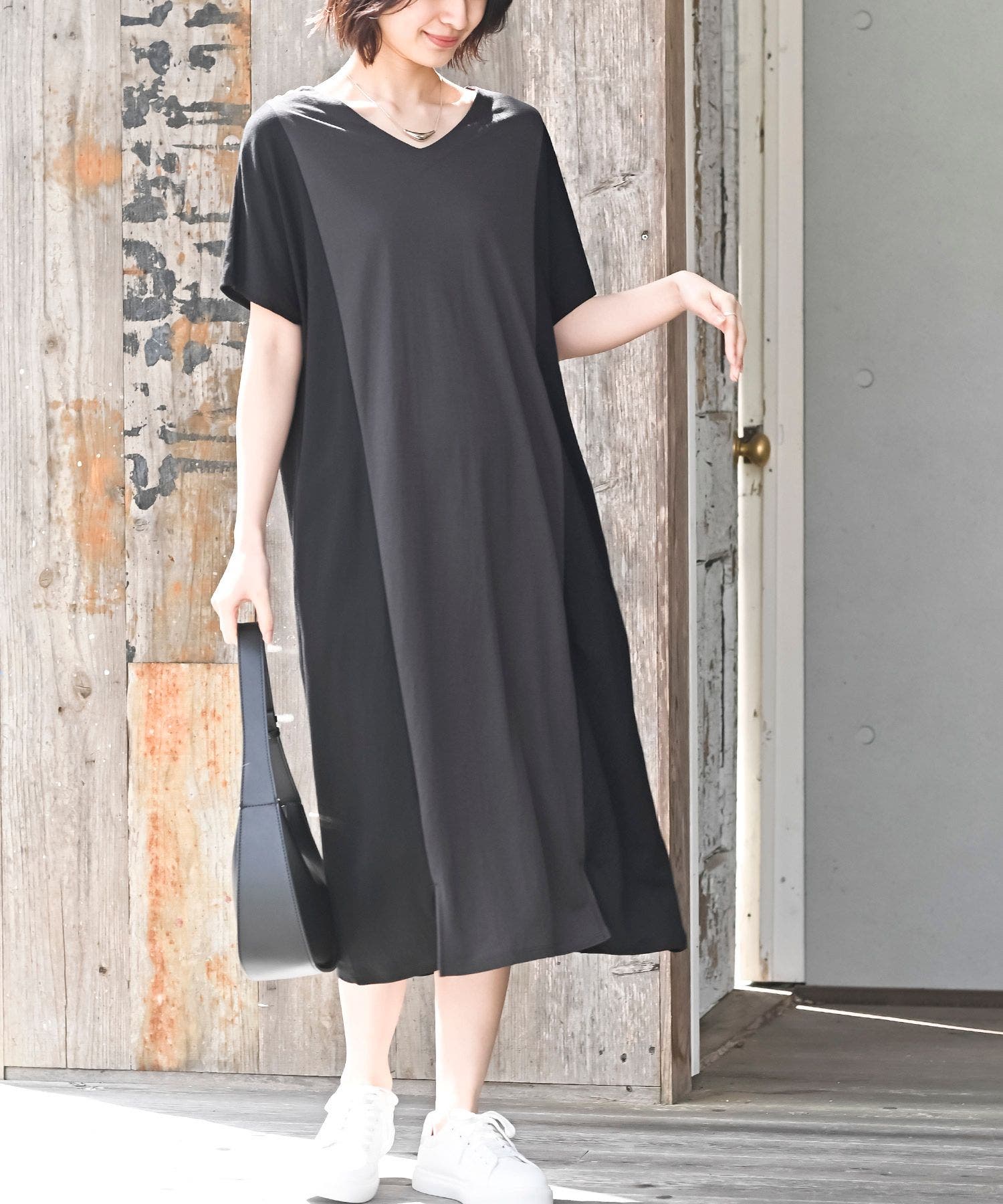 天竺バイカラーワンピース[品番：RPSW0003668]｜rps（アール