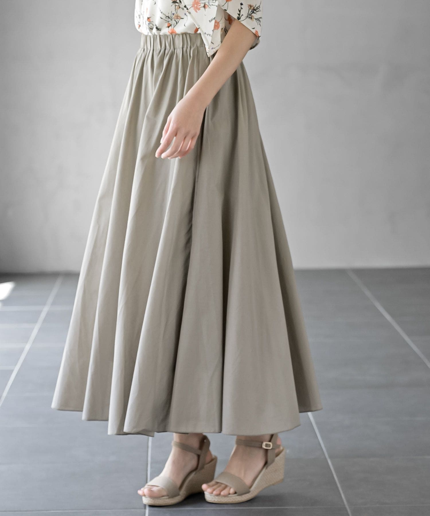 コットンマキシフレアースカート[品番：RPSW0000101]｜rps（アール  