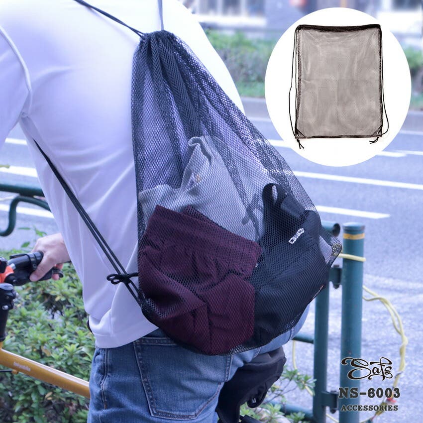 未使用SAPEUR 迷彩リュック　サプール　BIGメッシュバッグ付き 未使用SAPEUR 迷彩リュック サプール BIGメッシュバッグ付き SAPEur