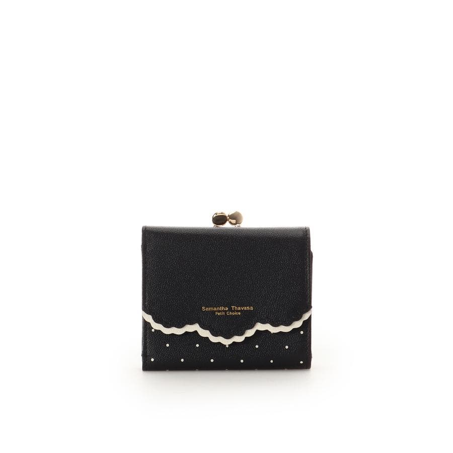 スカラップドット 折財布[品番：STJW0015659]｜Samantha Thavasa Petit